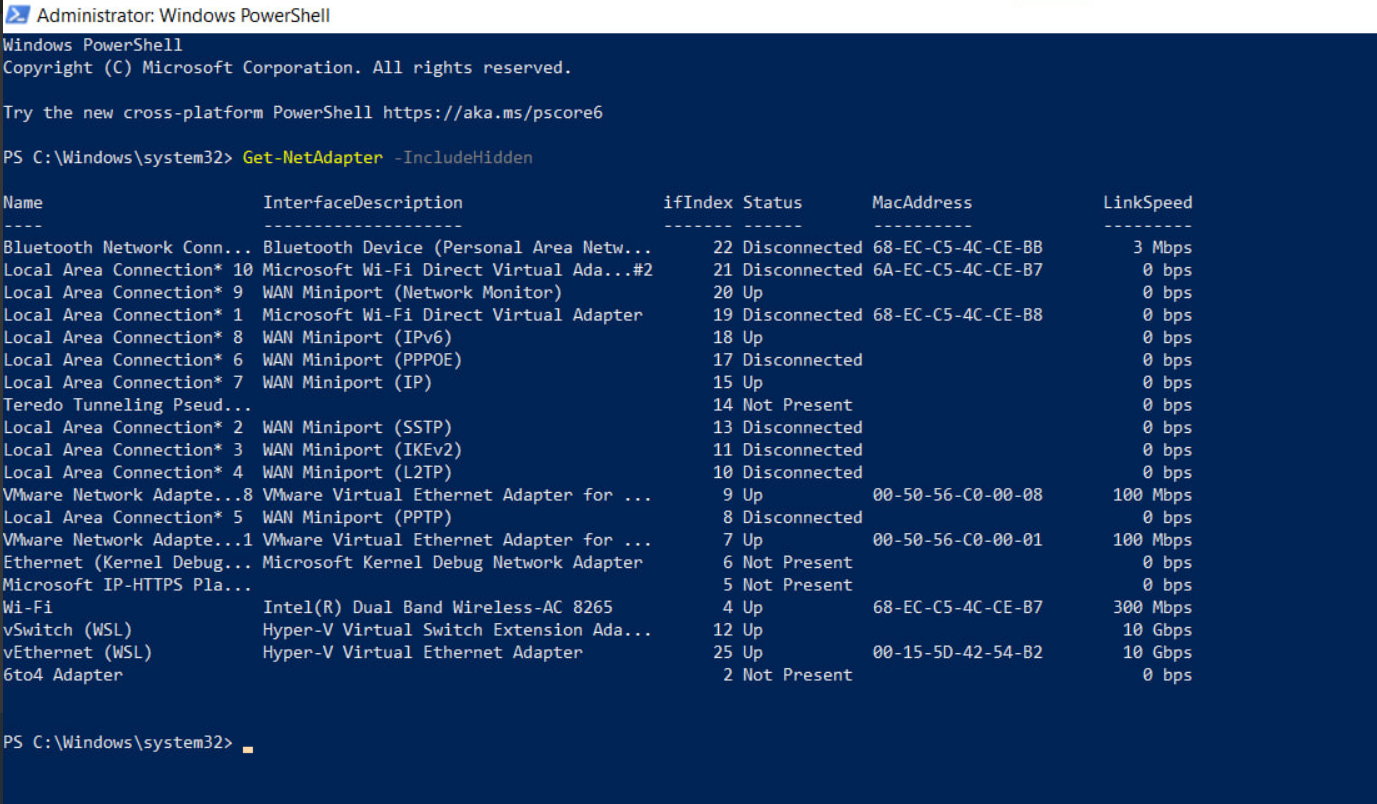 orginal network adapters